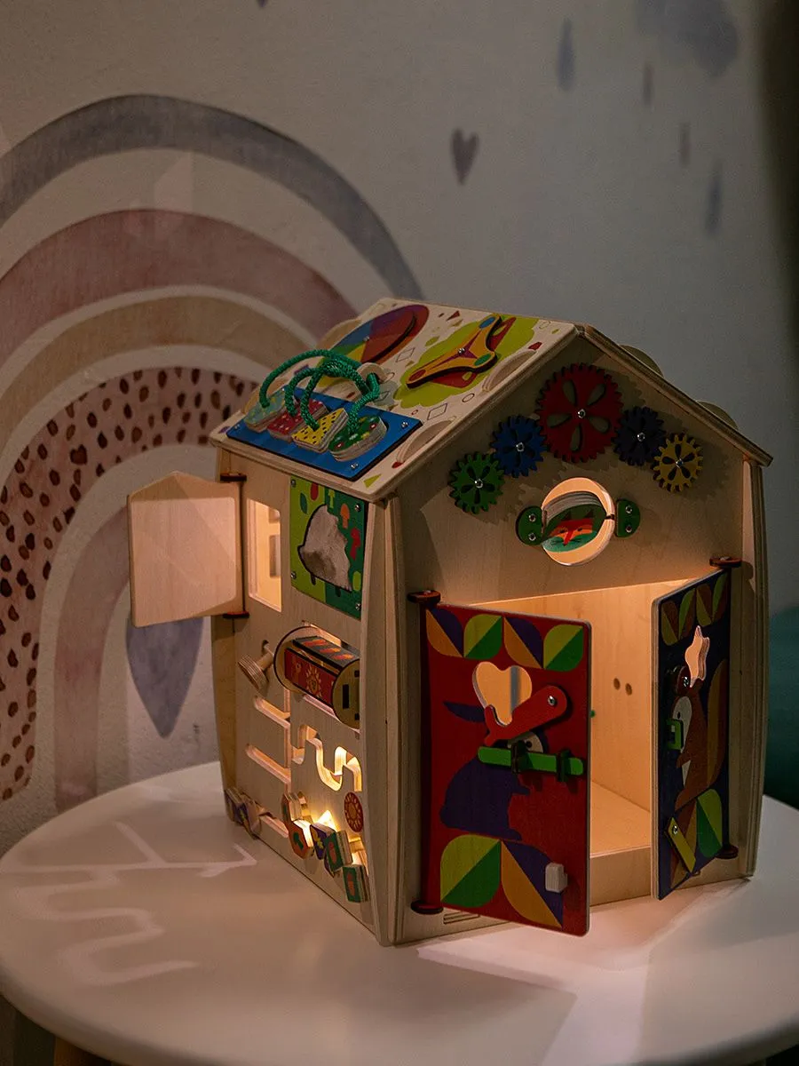 Игрушка Mag Wood бизиборд Лесной Закат - фото 13