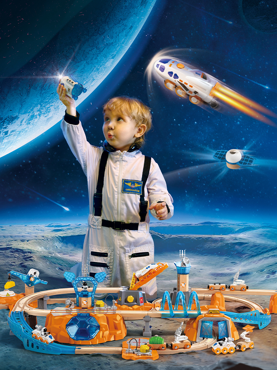 Набор железнодорожный Hape E3798_HP - фото 6