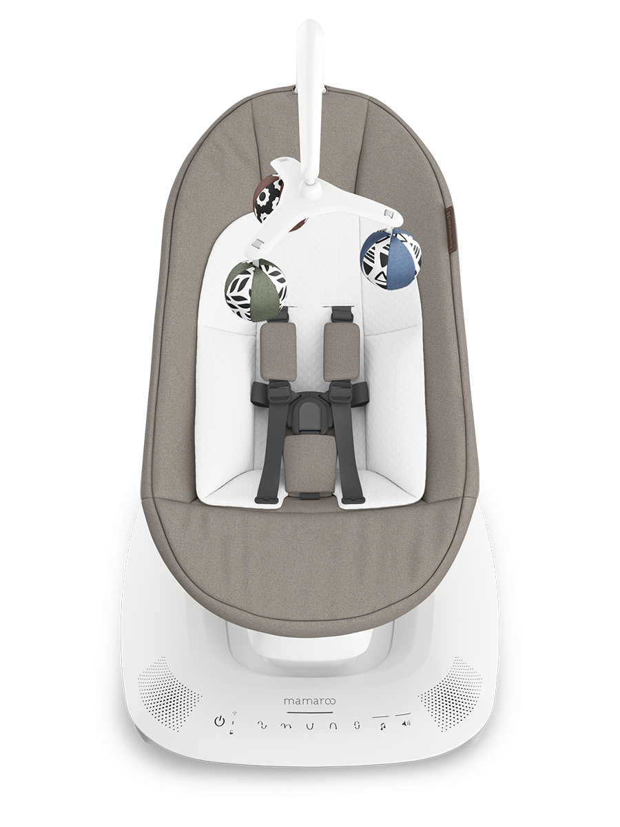 Кресло-качалка UPPAbaby Wells - Dark Taupe Melange коричневый - фото 3