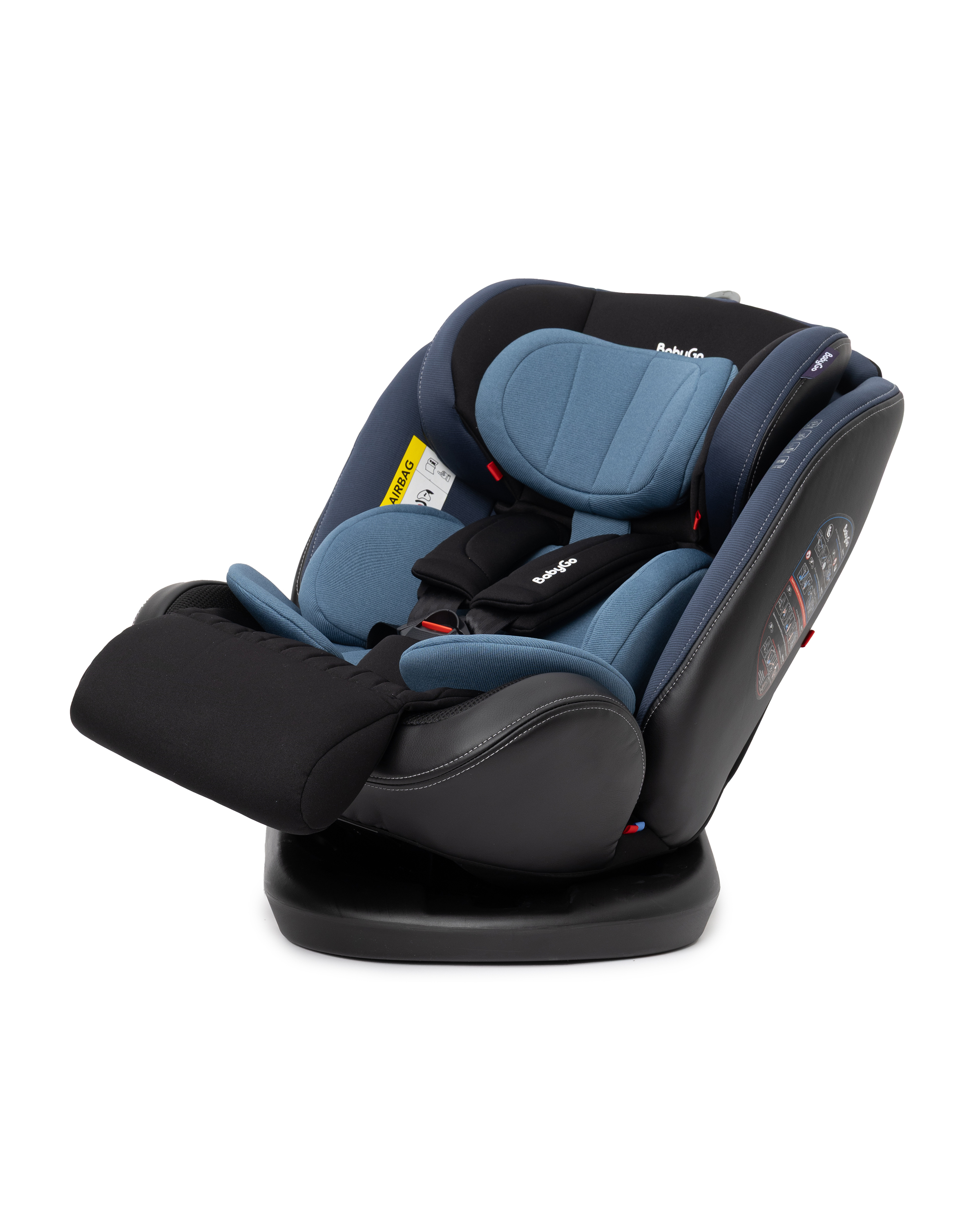 Автокресло BabyGo Multi-Stage New Isofix 0+/1/2/3 (0-36 кг) синий - фото 17