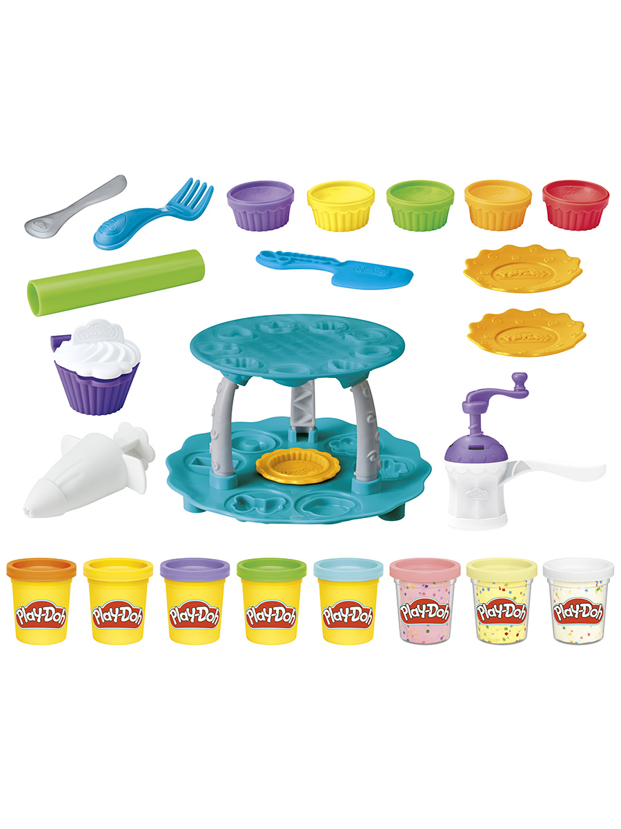 Масса для лепки Hasbro Play-Doh Кексы с подставкой - фото 3