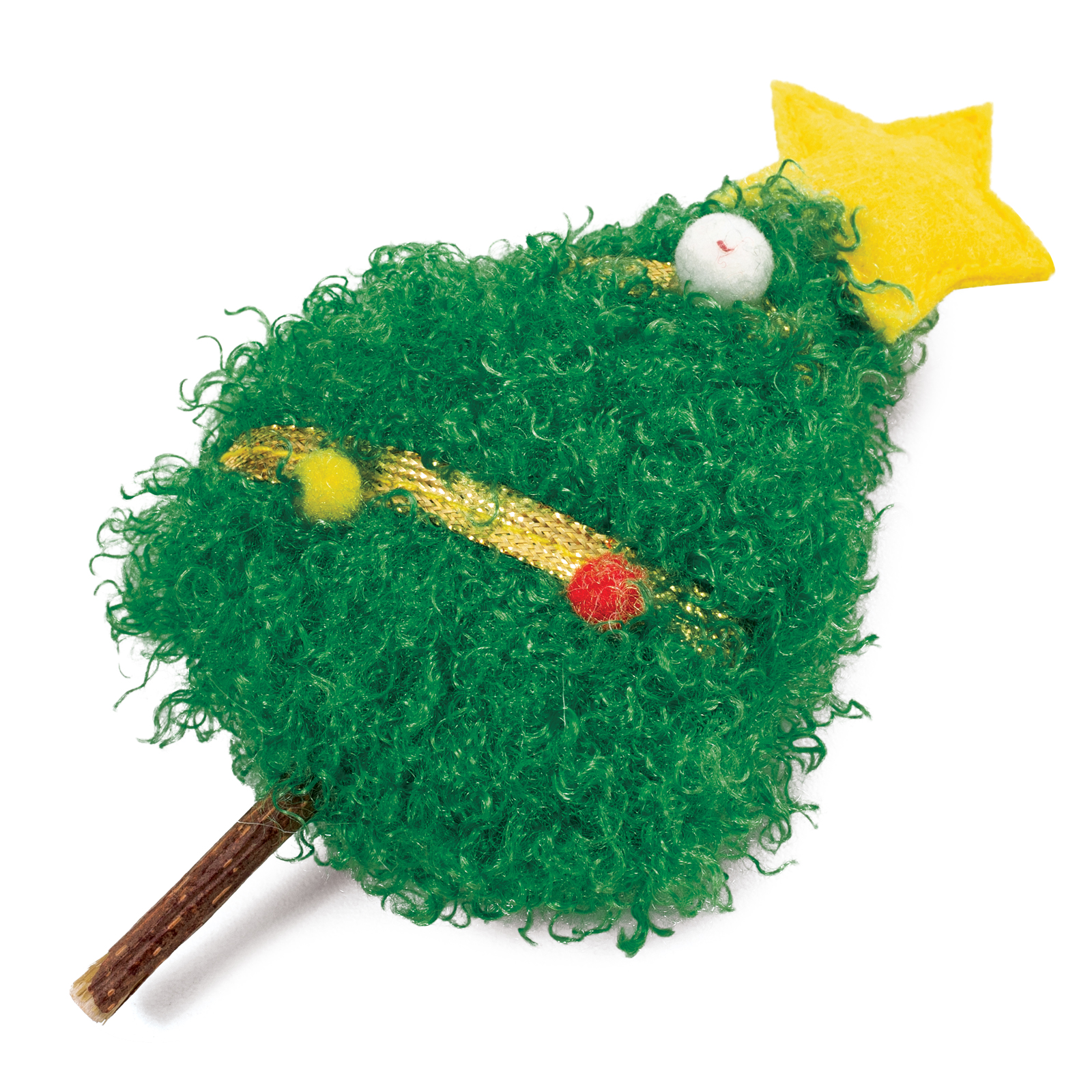 Игрушка для кошек Triol New Year Пушистая елочка 13см - фото 1