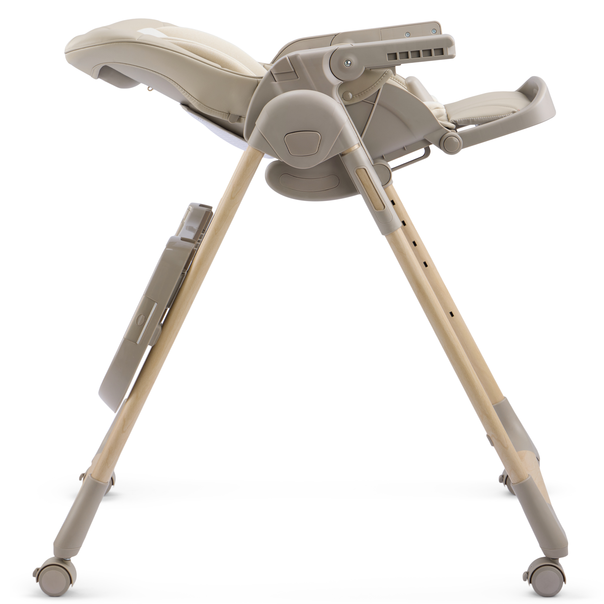 Стульчик для кормления Happy Baby WILLIAM LUX серый - фото 6