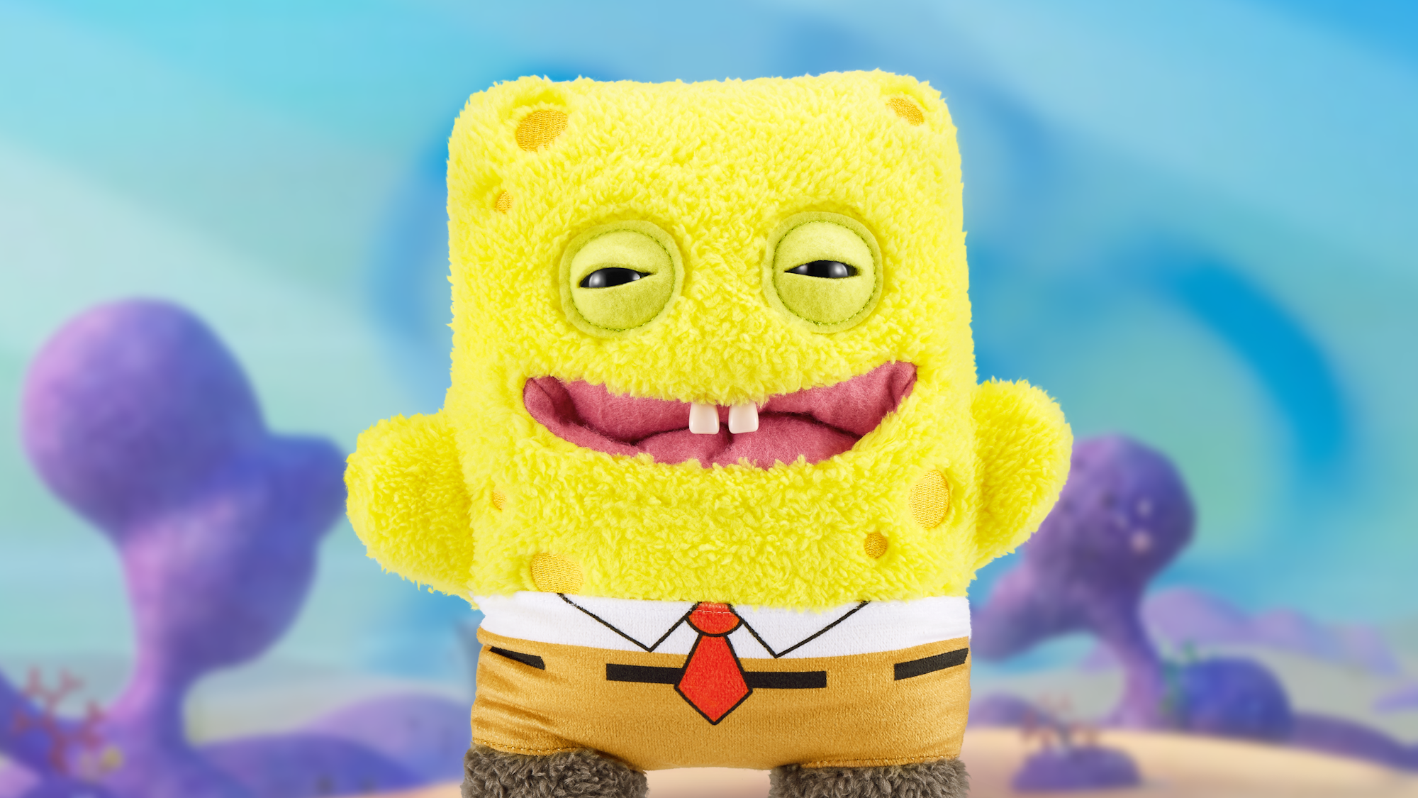 Игрушка мягкая FUGGLER Губка Боб - фото 7