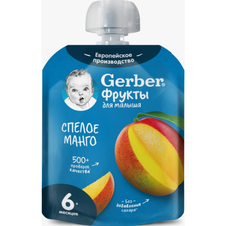 Пюре Gerber Манго с 6 мес 90 г