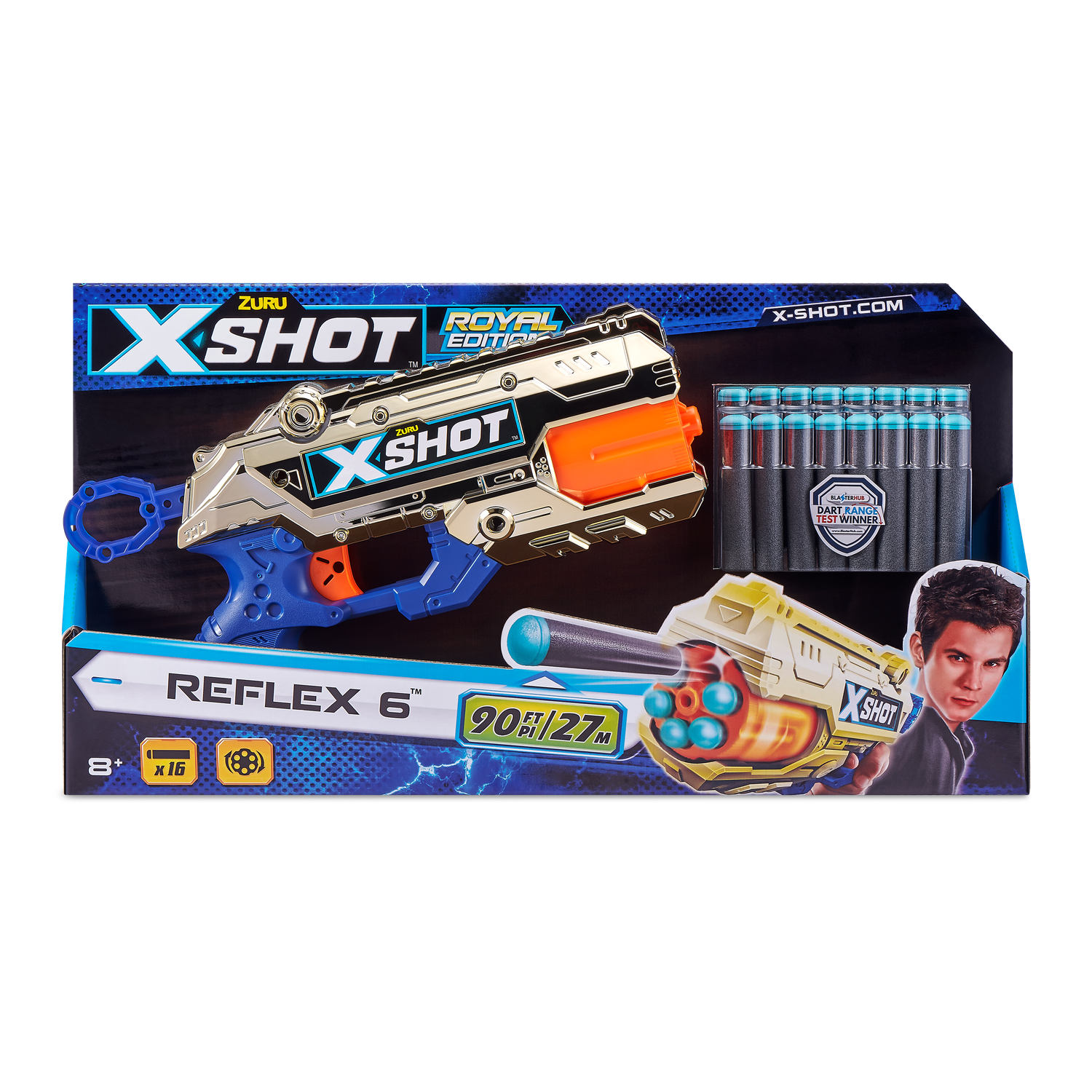Бластер Zuru XSHOT  Reflex Golden - фото 8
