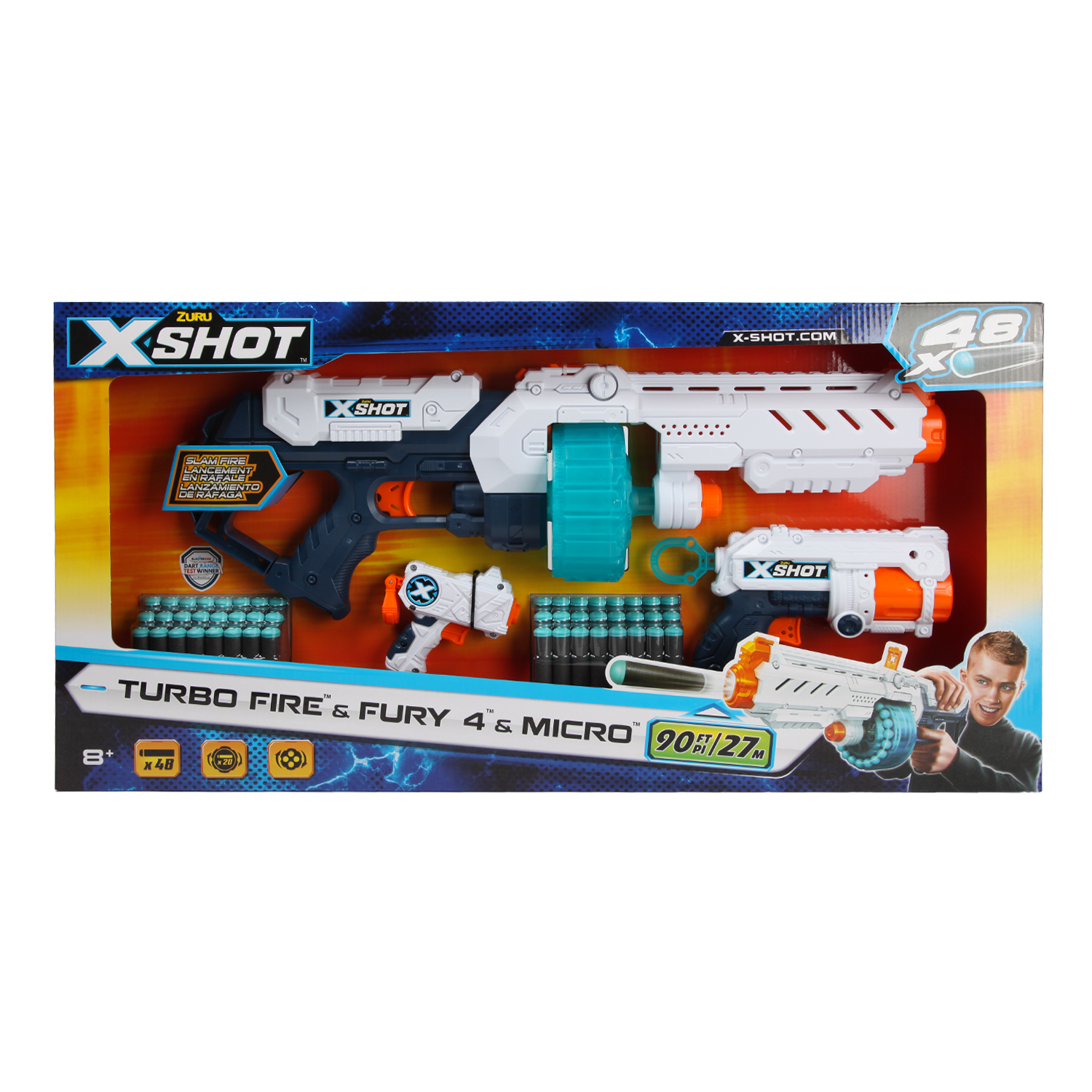 Набор Zuru XSHOT  Турбо огонь и Ярость - фото 9