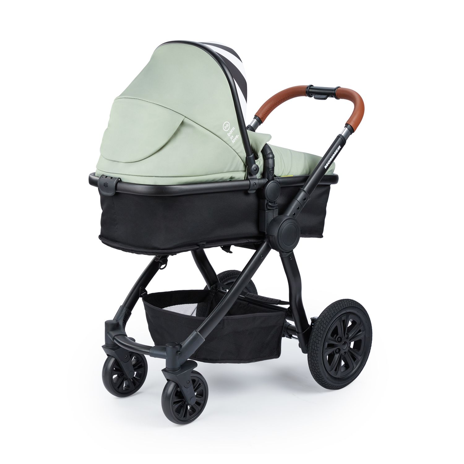 Коляска трансформер Happy Baby Mommer Dark Green зеленый - фото 4