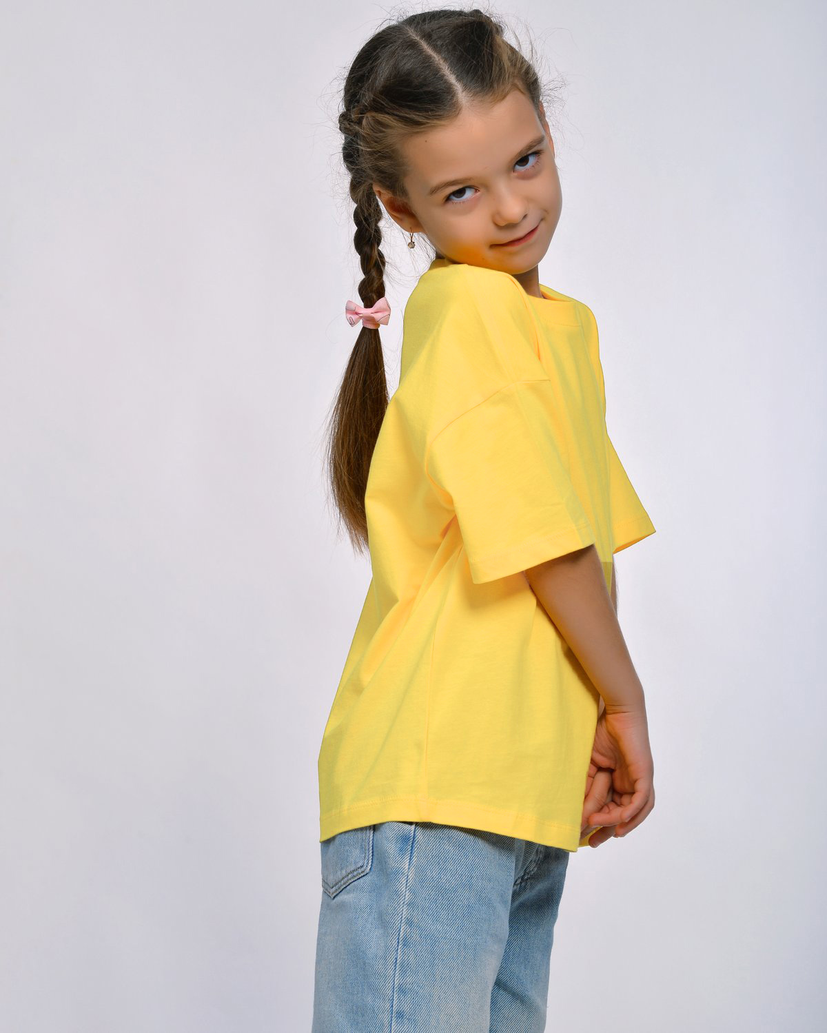 Футболка STELLA MODA 11601_желтый - фото 6