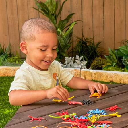 Детская садовая мебель KidKraft 4 скамьи стол-пикник зонт бежево-коричневый 20304_KE