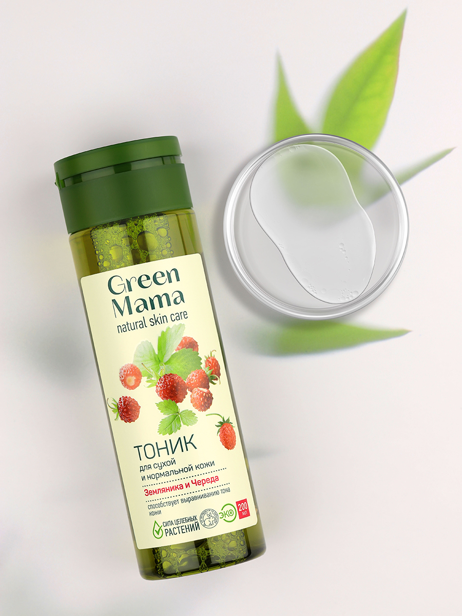 Тоник Green Mama для сухой и нормальной кожи 200 мл 1 шт. - фото 9