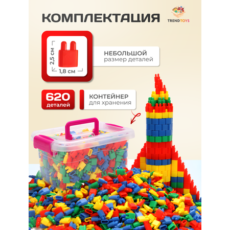 Конструктор TrendToys 3д 620 дет.