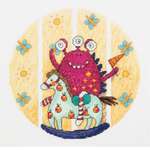 Набор для творчества Klart вышивание Монстрик игр