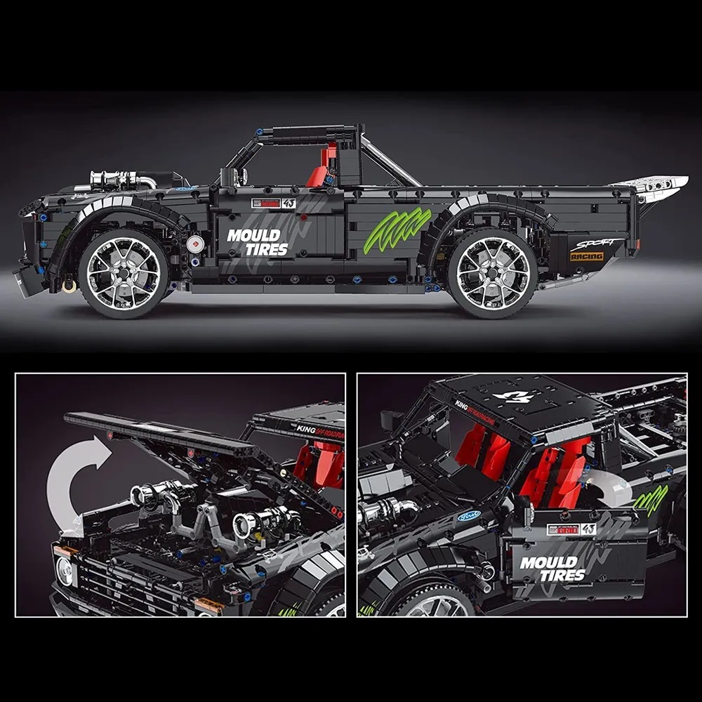 Конструктор Mould King Пикап Ford Hoonigan - фото 10
