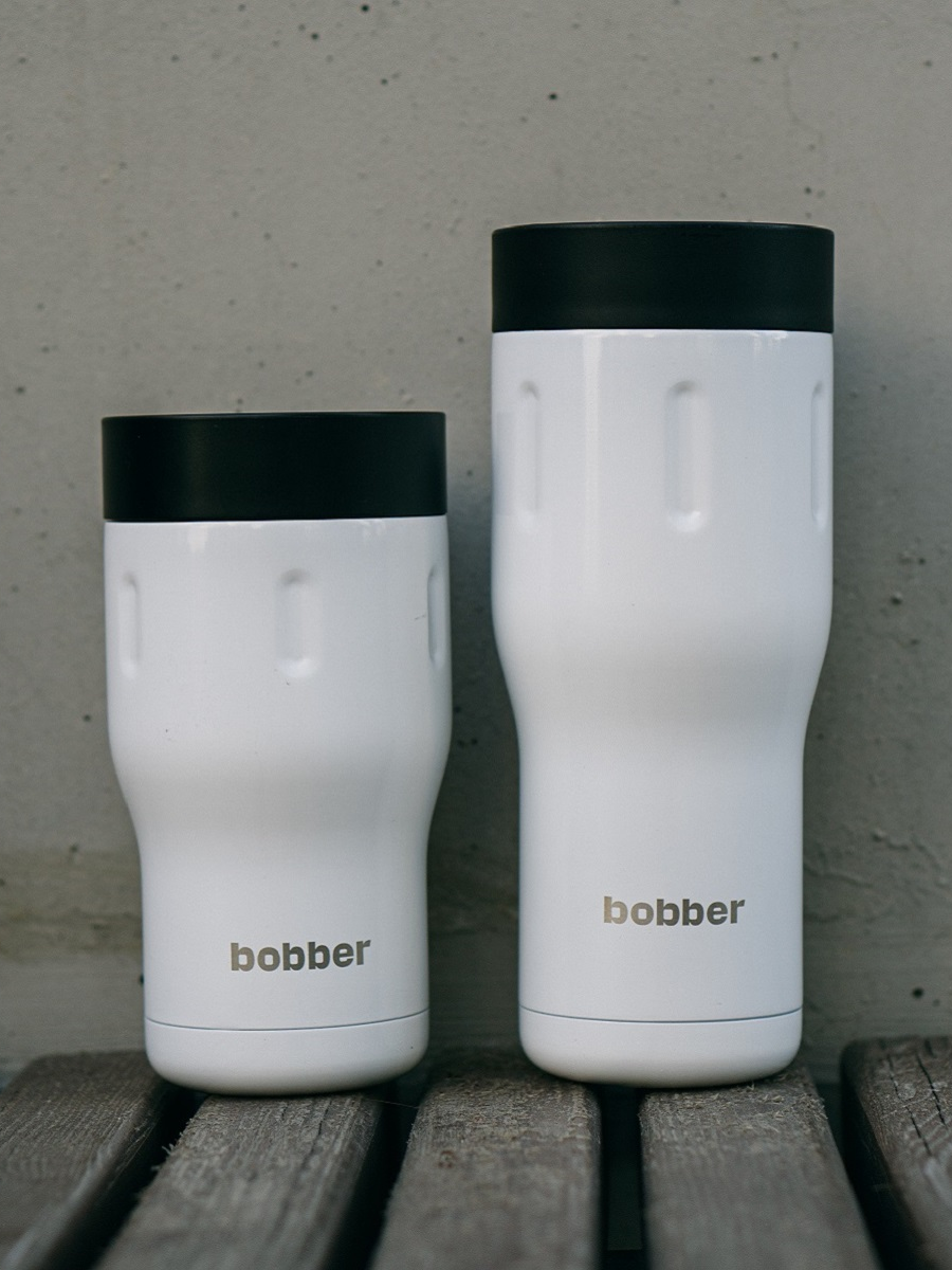 Термокружка для напитков 350 мл Tumbler Bobber белый - фото 4