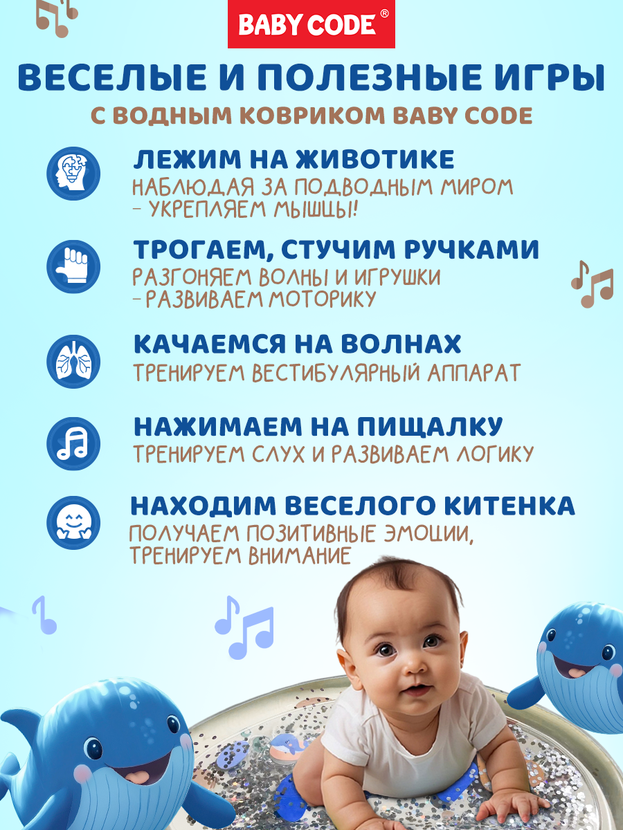 Коврик Baby Code Китенок - фото 5