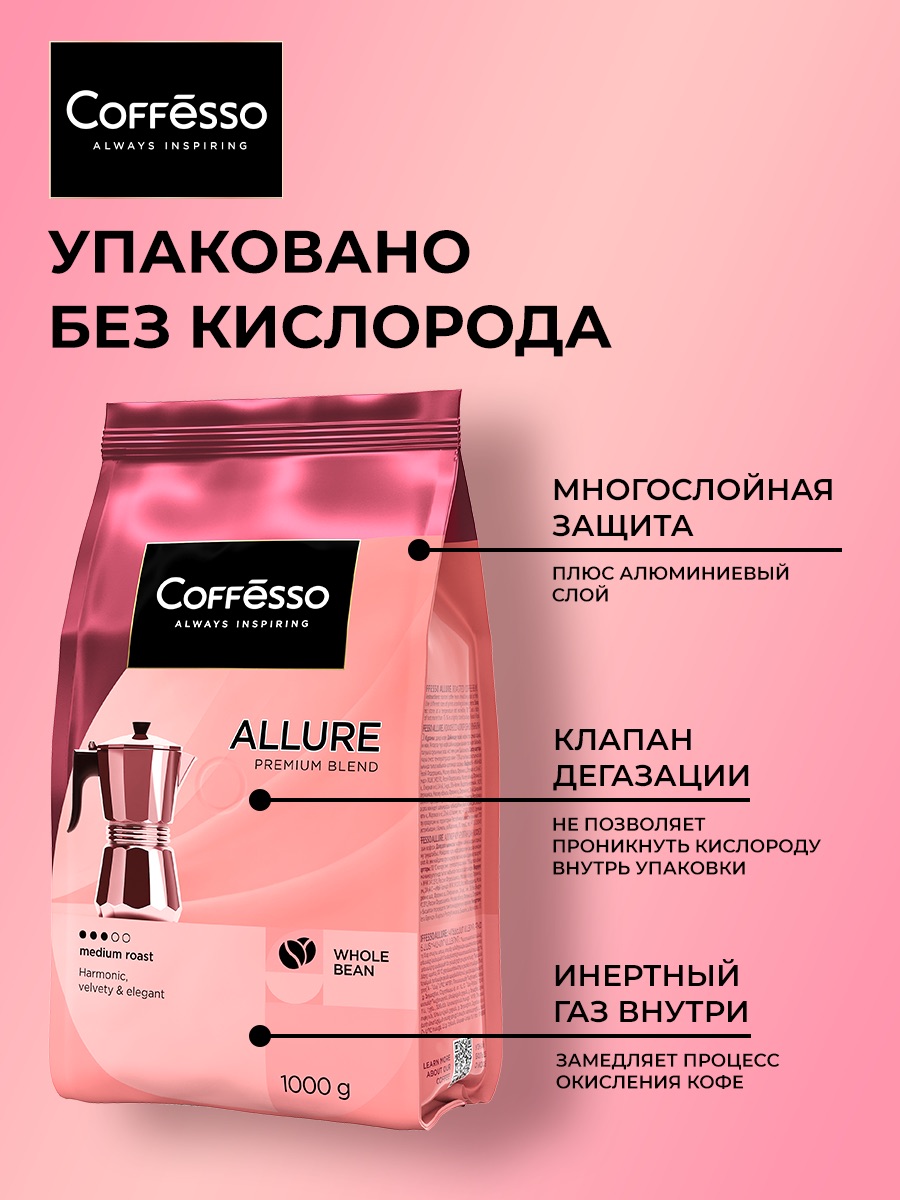 Кофе в зернах Coffesso Allure - фото 8
