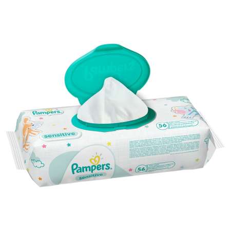 Влажные салфетки Pampers Sensitive 56 шт.
