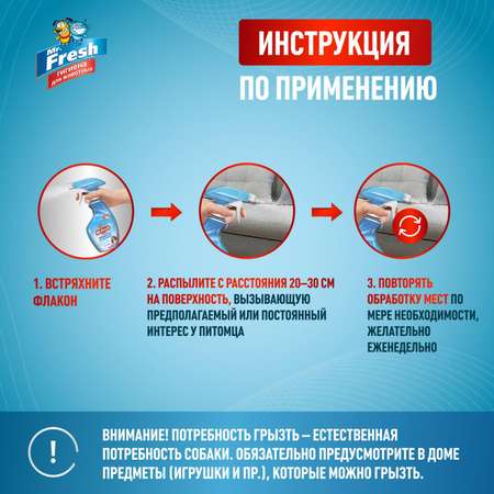 Спрей для собак Mr.Fresh Expert защита от погрызов 200мл