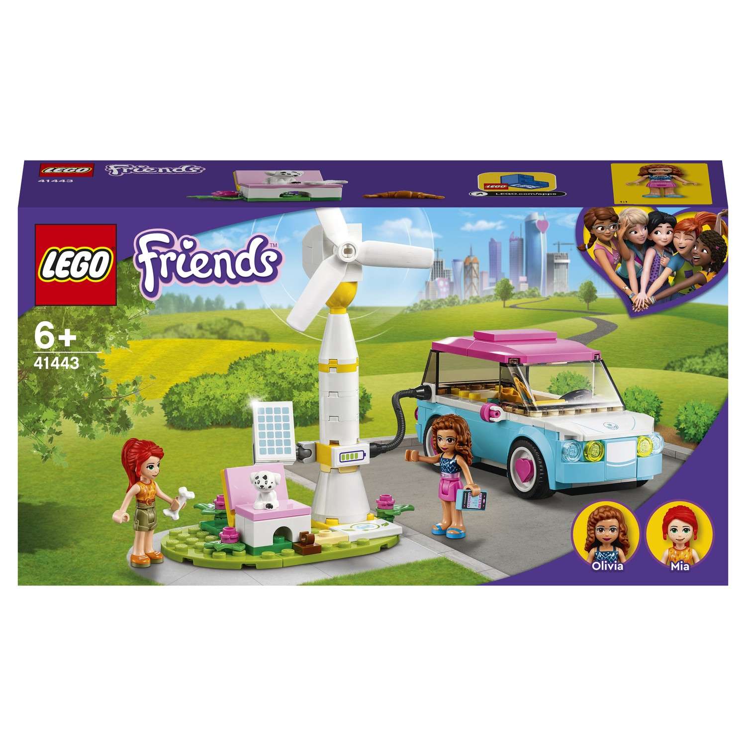 Конструктор LEGO Friends Электромобиль Оливии блочный - фото 2