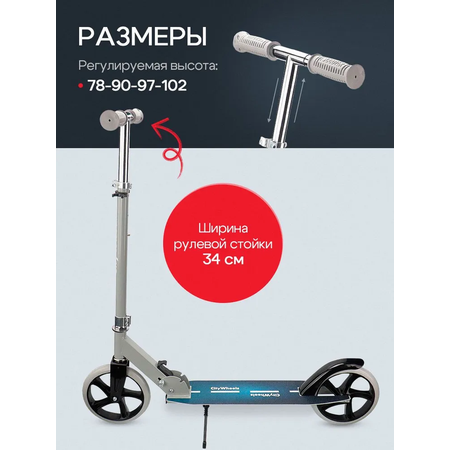 Самокат Рыжий кот двухколесный
