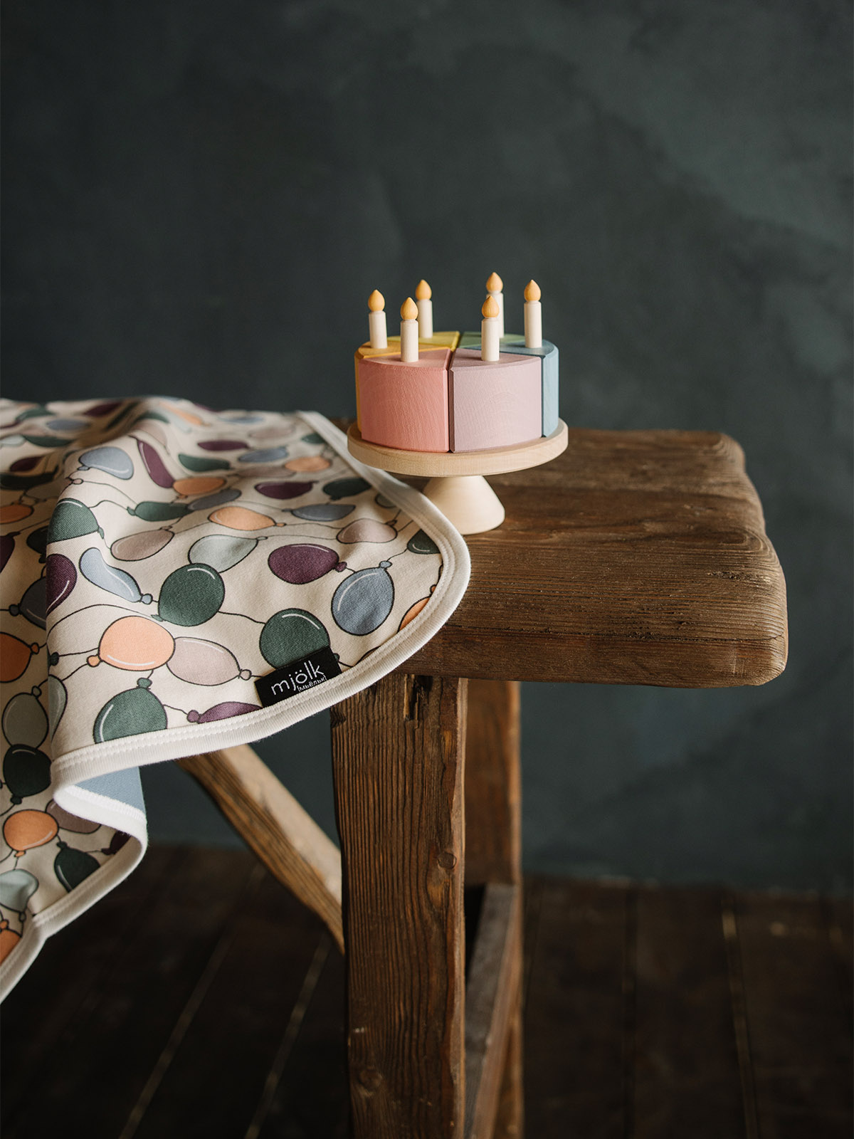 Плед Mjolk Шарики 80 x 80 см хлопок - фото 2