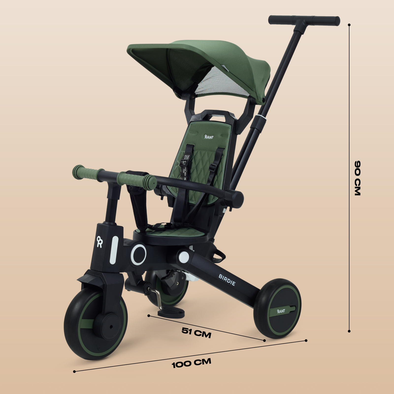 Трехколесный велосипед Rant 8 дюймов - фото 2