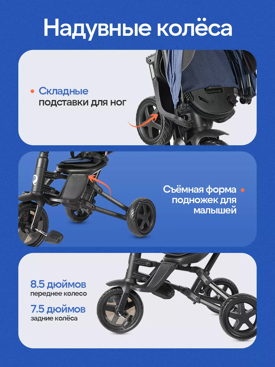 Трехколесный велосипед QPLAY - фото 7