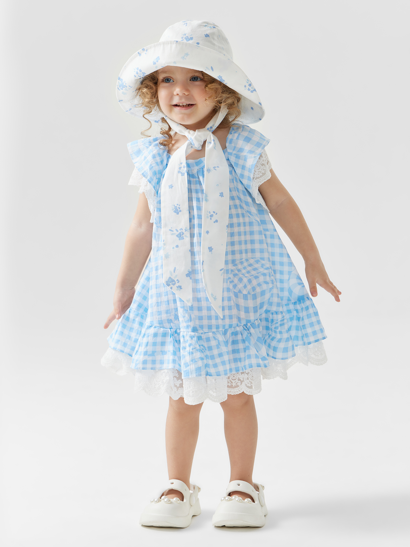 Платье Happy Baby 88189_light-blue-cell - фото 14