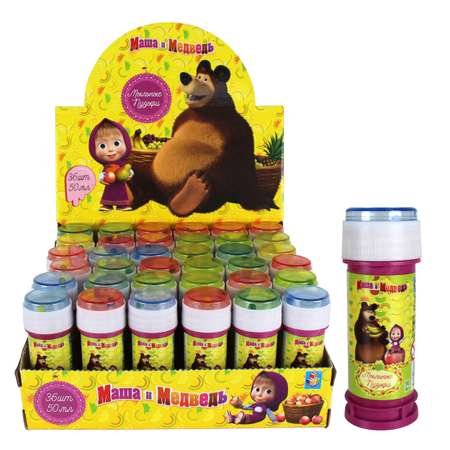 Мыльные пузыри 1TOY Маша и медведь в ассортименте