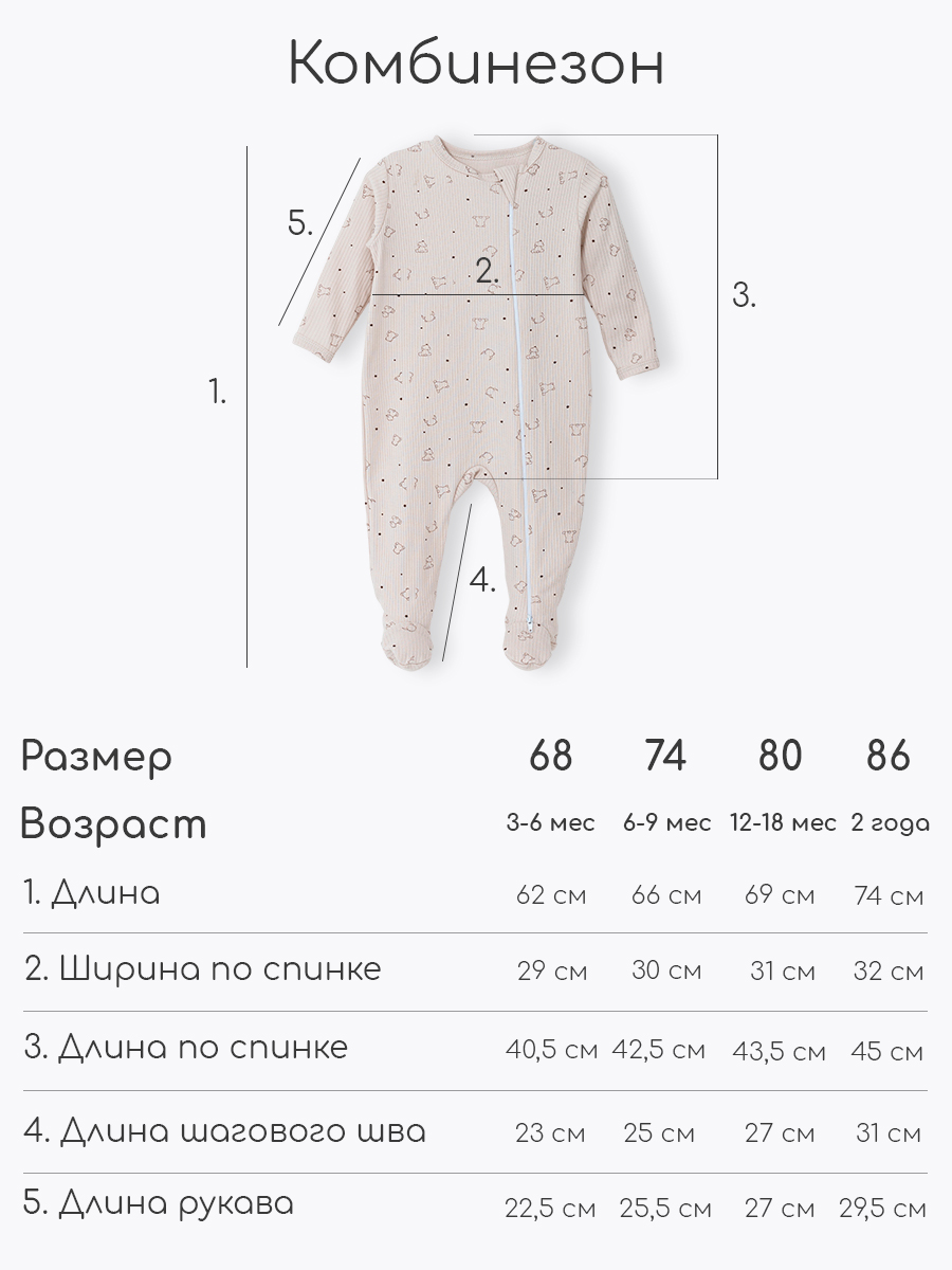 Комбинезон 3 шт Milimbi 034/ВМИШ - фото 5