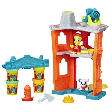 Пластилин Play-Doh Город Пожарная станция