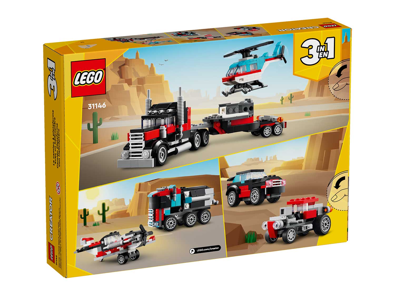 Конструктор LEGO Creator Бортовой грузовик 3в1 31146 270 дет. - фото 8