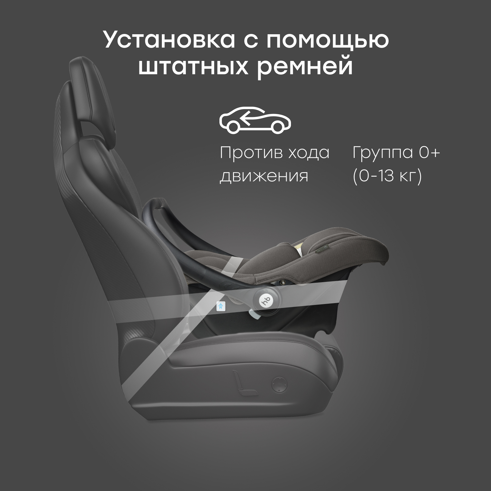 Автокресло Happy Baby Skyler V2 0 (0 -13 кг) серый - фото 5