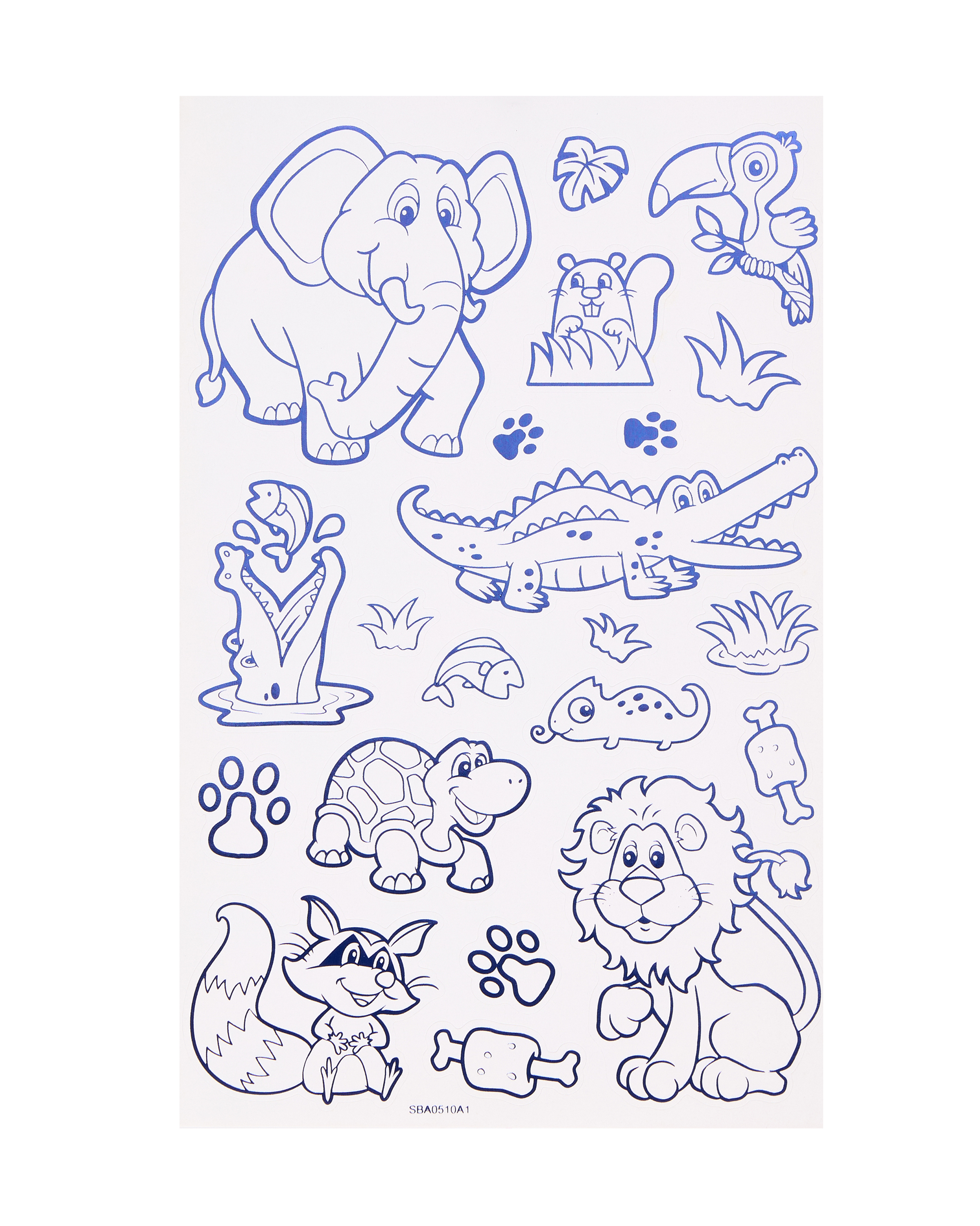 Наклейки Attivio Животные 80 шт. - фото 2