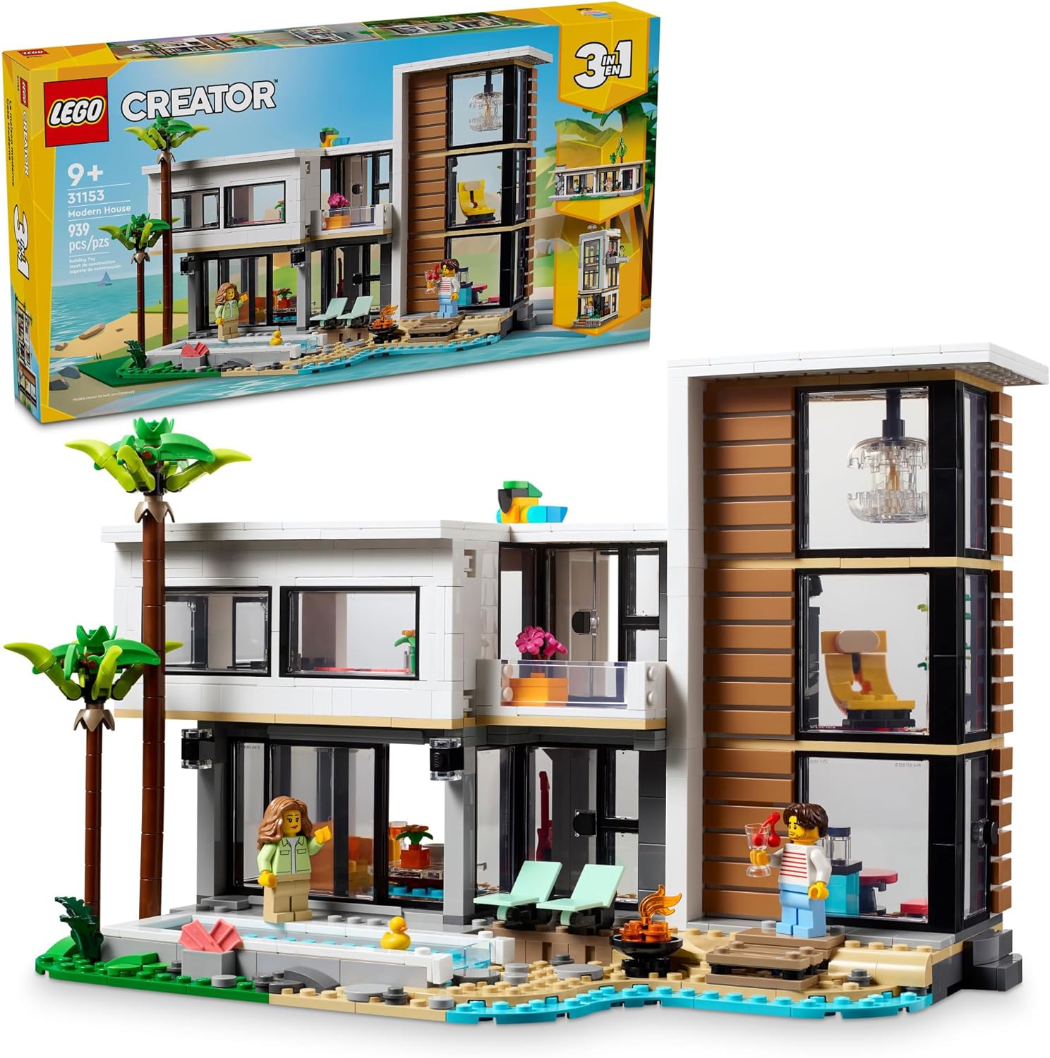 Конструктор LEGO Creator Современный дом блочный - фото 1