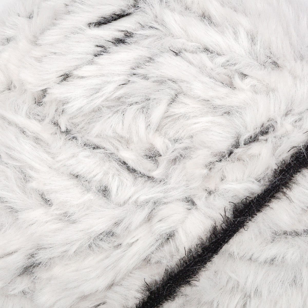 Пряжа Astra Premium Артемида с густым пушистым ворсом 100 г 60 м 17 белый/серый 3 мотка - фото 8