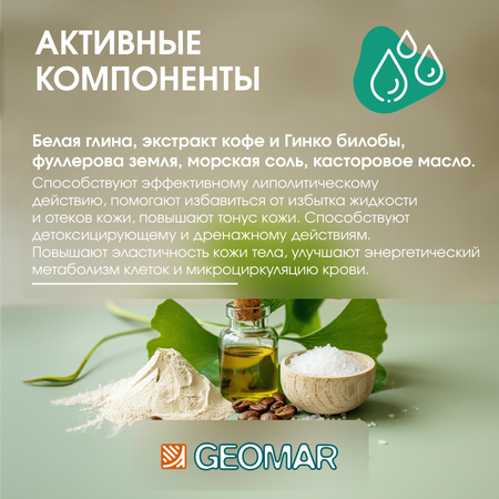 Крем GEOMAR Антицеллюлитный 500 мл