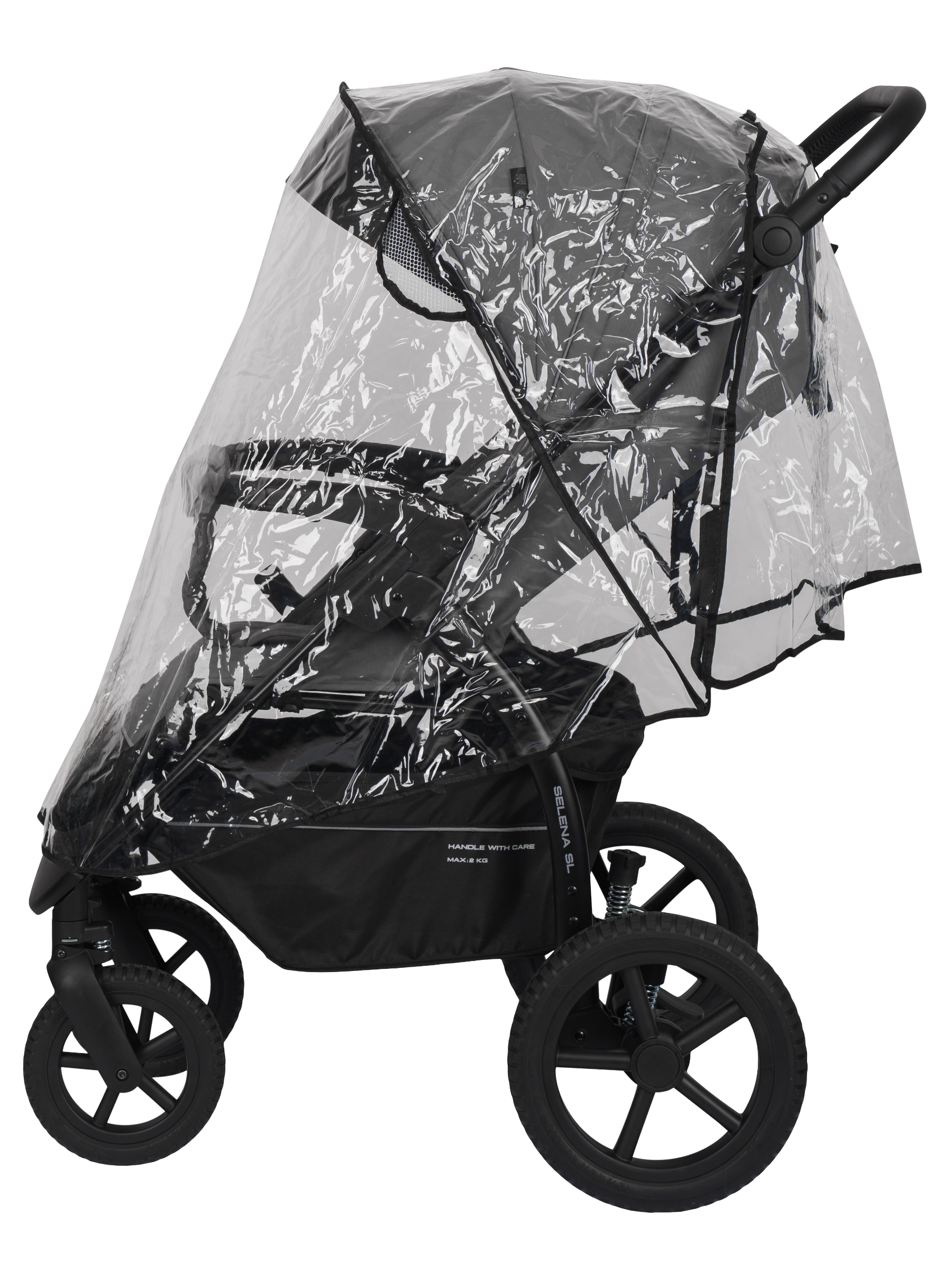 Коляска прогулочная JOVOLA Selena SL, всесезонная серый - фото 23