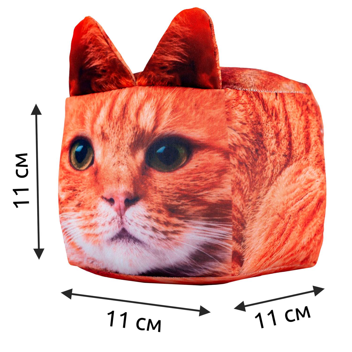 Игрушка мягкая Laffi котик Кубо 8 см - фото 4