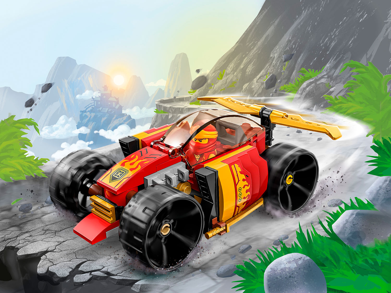 Конструктор LEGO NINJAGO Гоночный автомобиль ЭВО Кая - фото 5
