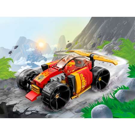 Конструктор LEGO NINJAGO Гоночный автомобиль ЭВО Кая блочный