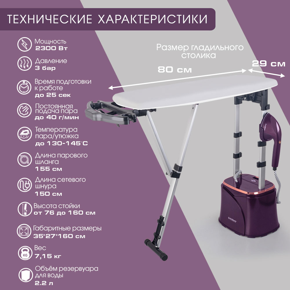 Отпариватель для одежды ENDEVER Q-17 - фото 2