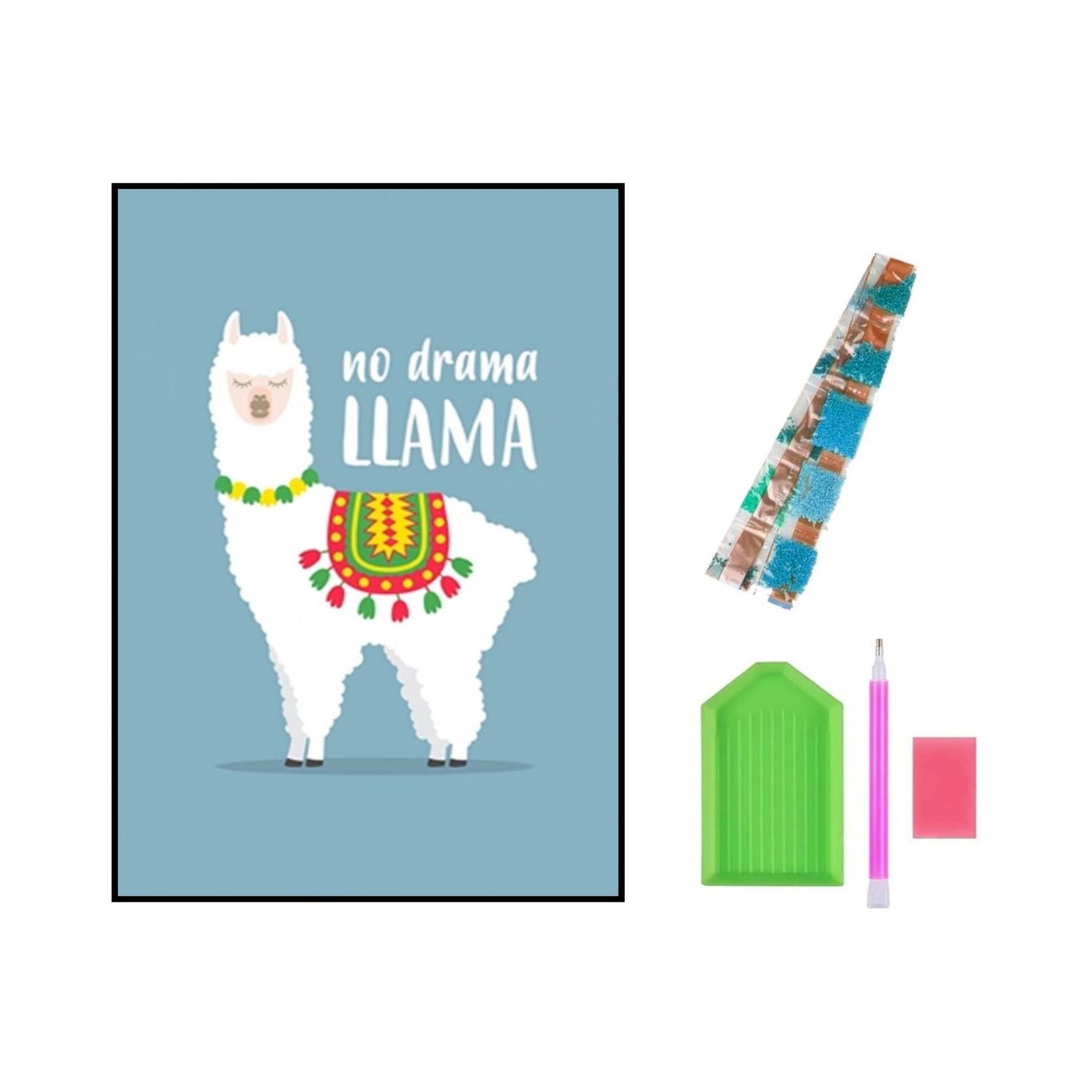 Алмазная мозаика Seichi Лама - фото 3