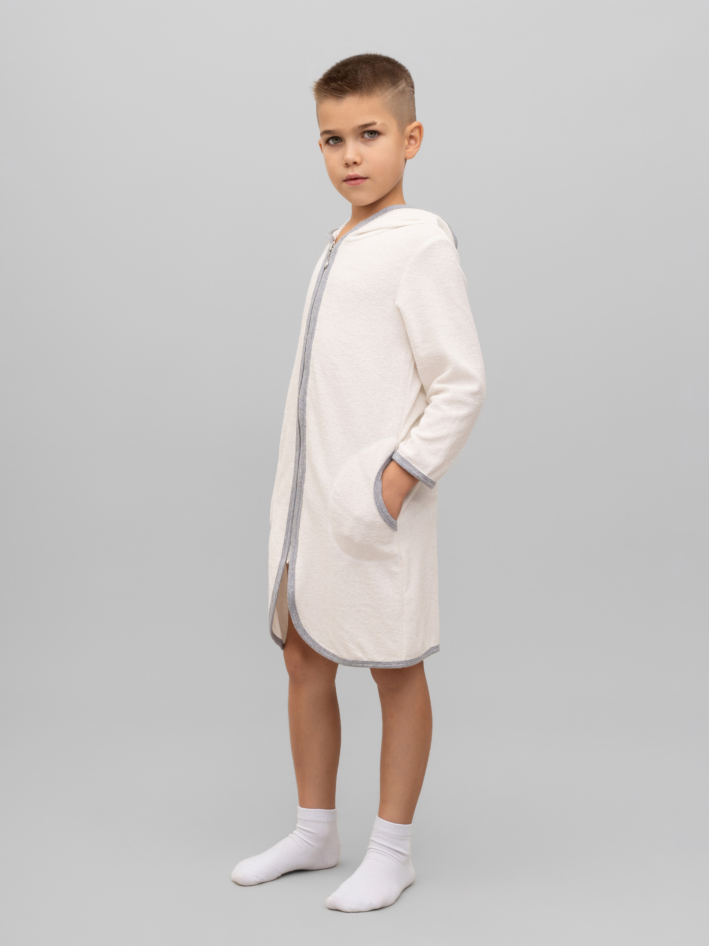 Халат Утенок 906 молочный - фото 10