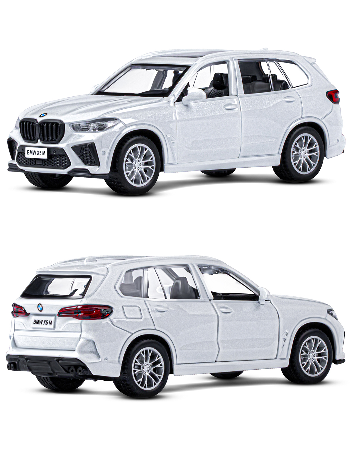 Внедорожник АВТОпанорама BMW X5M 1:43 JB1251562 - фото 6