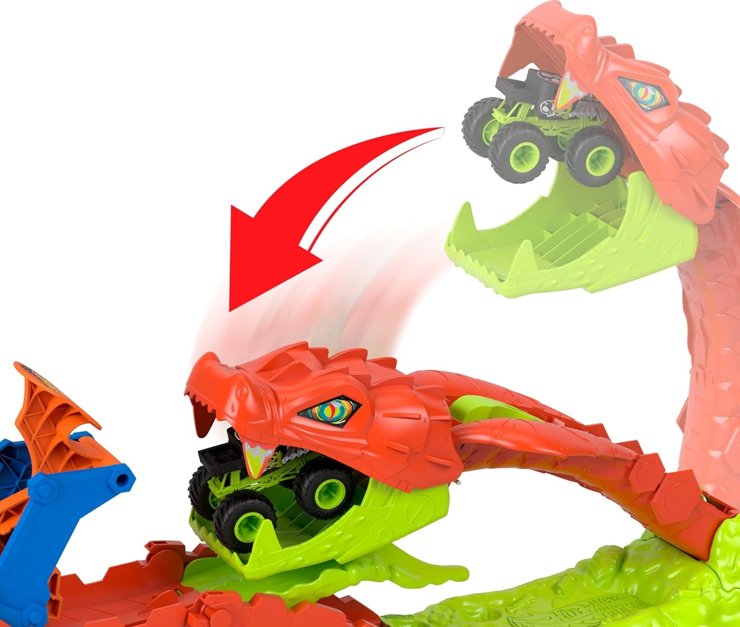 Трек Hot Wheels Вызов змеи JJN44 - фото 2