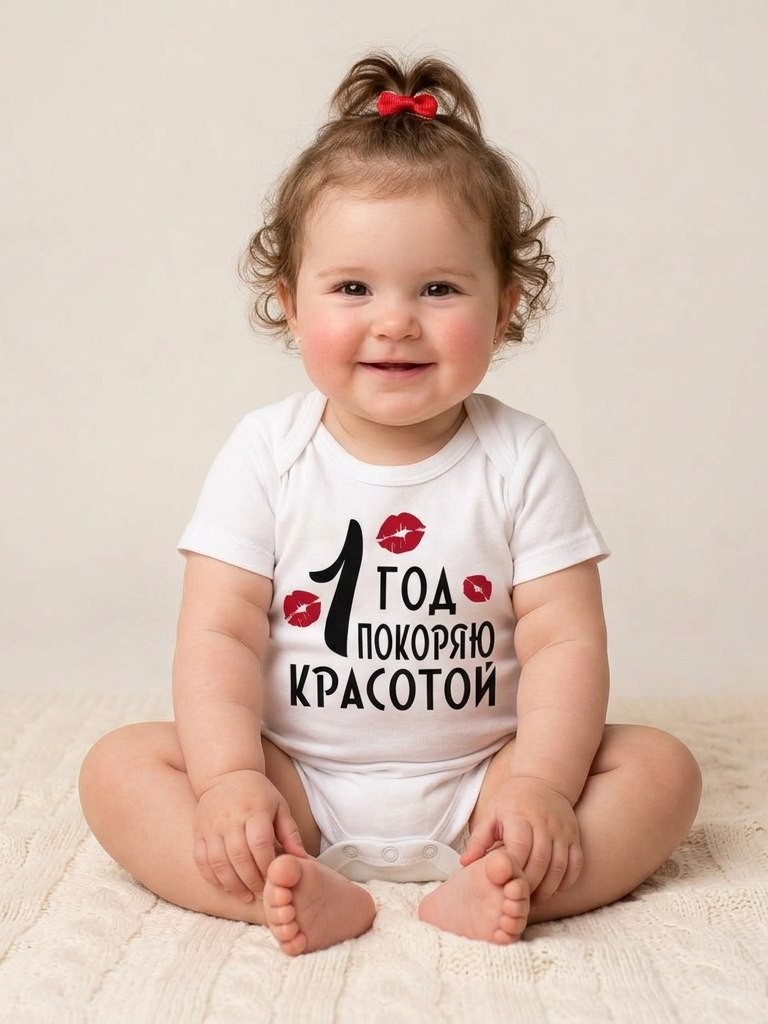 Боди BeeKIDzzZ БКЗ-И-Б1_1_год_покоряю_красотой - фото 1