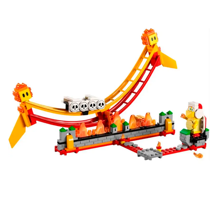 Конструктор LEGO Super Mario Поездка на Лавовой волне блочный