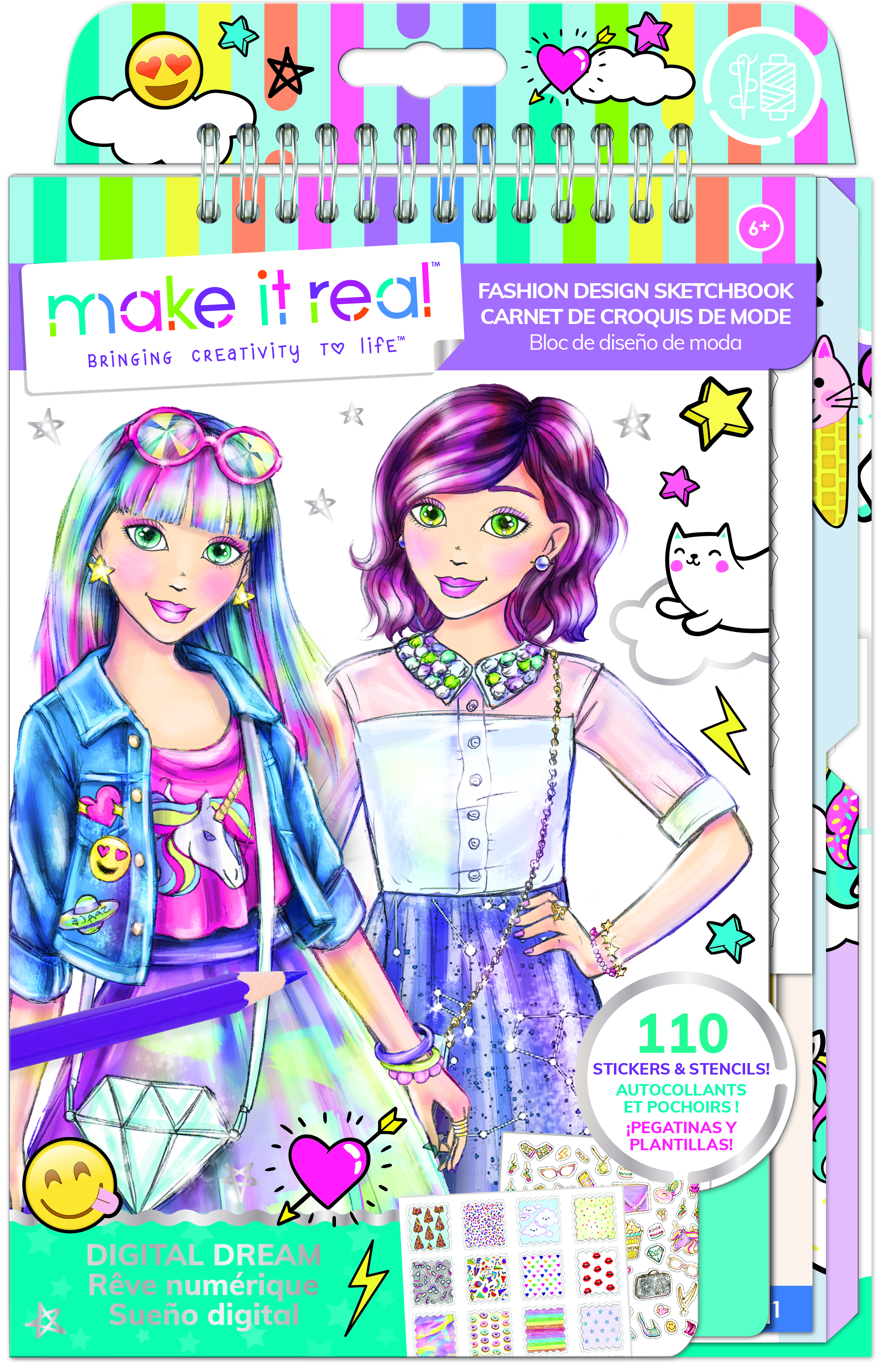 Набор для рисования Make it Real Дизайн моды Цифровая мечта - фото 13